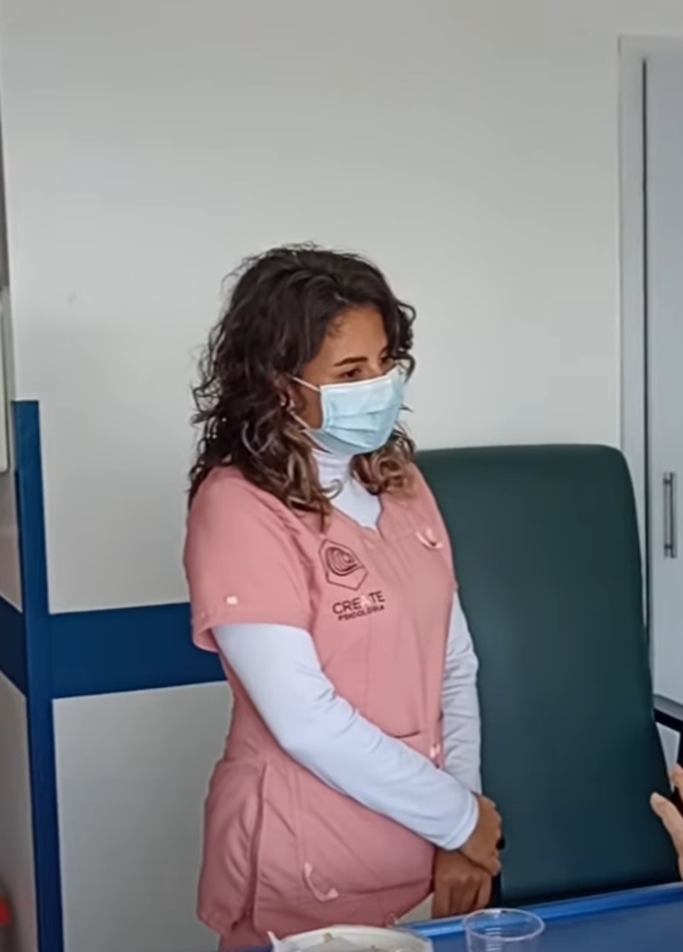 Intervención hospitalaria con paciente
